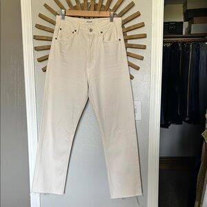 Agolde Cream 90’s Straight Leg Jeans